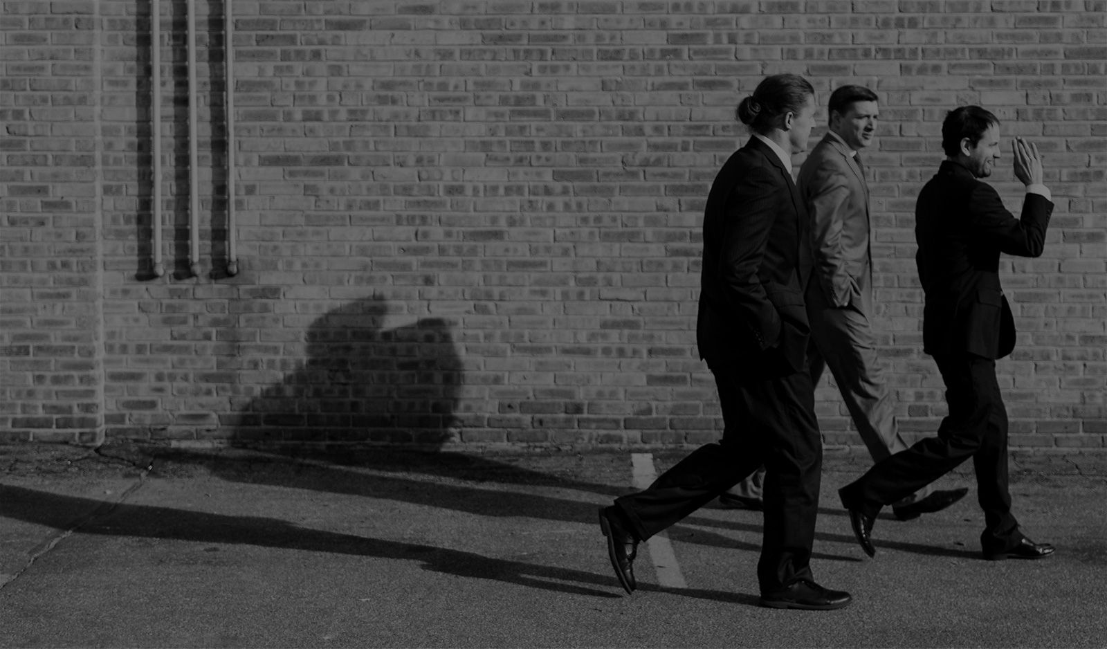 The RCMC roaming the streets. In suits; of course.